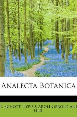 Cover of Analecta Botanica