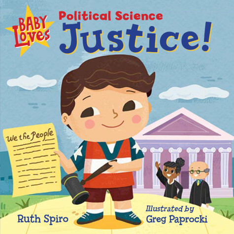 Book cover for Baby Loves Political Science: Justice!