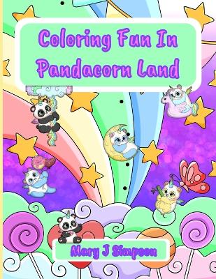 Book cover for Coloring Fun In Pandacorn Land