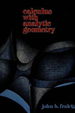 Cover of Calculus with Analytic Geometry