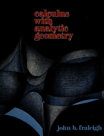 Cover of Calculus with Analytic Geometry