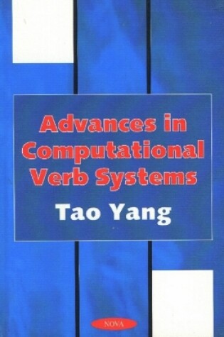 Cover of Advances in Computational Verb Systems