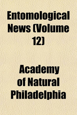 Book cover for Entomological News (Volume 12)