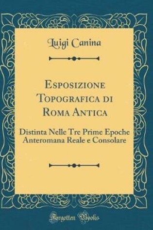 Cover of Esposizione Topografica Di Roma Antica