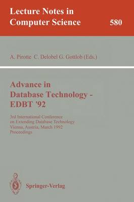 Book cover for Advances in Database Technology - EDBT '92