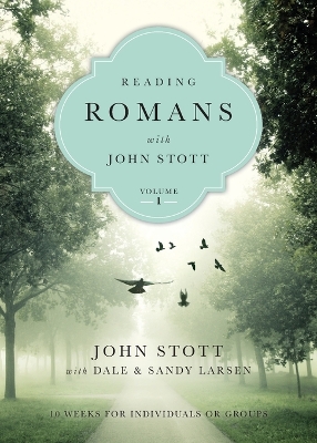 Book cover for Reading Romans with John Stott