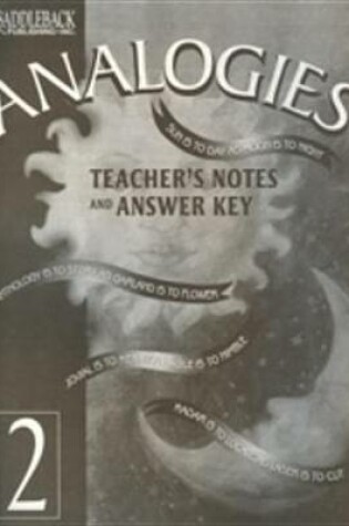 Cover of Analogies 2 Teacher's Notes and Answer Key