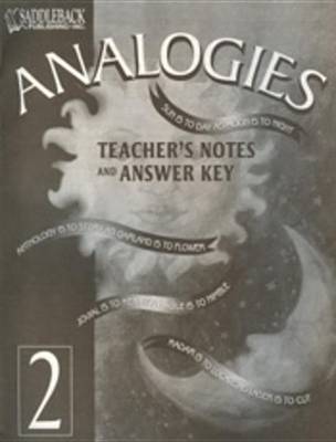 Cover of Analogies 2 Teacher's Notes and Answer Key