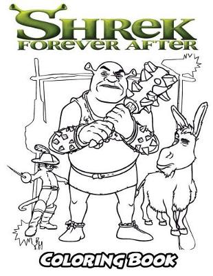 Book cover for Shrek Forever After Coloring Book