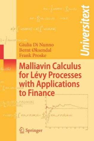 Cover of Malliavin Calculus for Levy Processes with Applications to Finance