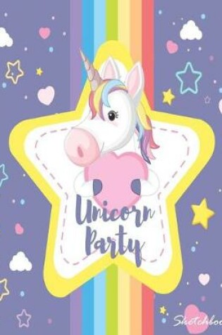 Cover of Unicorns party sketchbook