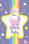Book cover for Unicorns party sketchbook