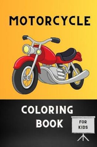 Cover of Motorcycle coloring book for kids