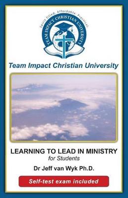 Book cover for Learning to lead in ministry for students