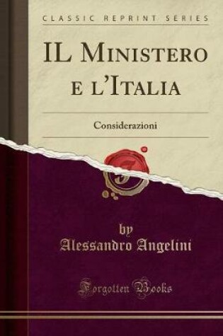 Cover of Il Ministero E L'Italia