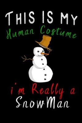 Book cover for this is my human costume im really a snowman
