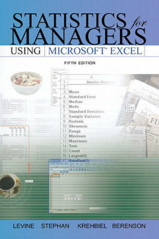 Cover of Statistics for Managers Using Microsoft Excel, (Sve) Value Pack (Includes Student Study Guide & Solutions Manual & Key Formula Guide)