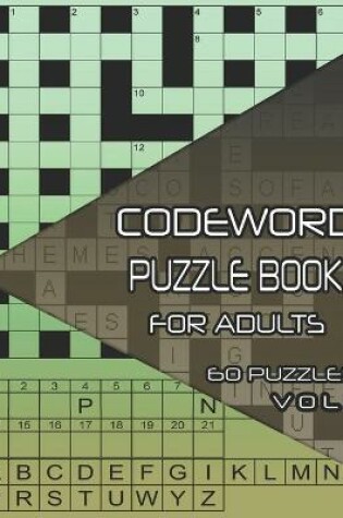 Cover of Codeword Puzzle Book for Adults