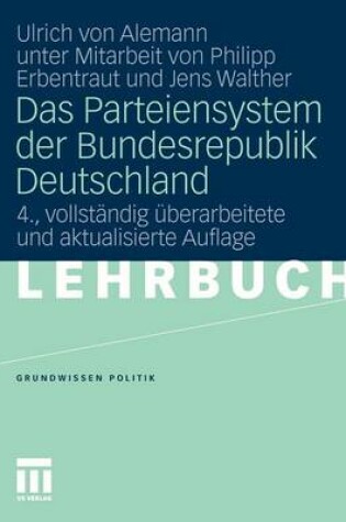 Cover of Das Parteiensystem Der Bundesrepublik Deutschland