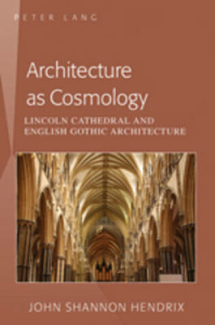 Cover of Architecture as Cosmology