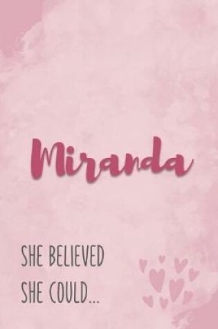 Cover of Miranda She Believe She Could