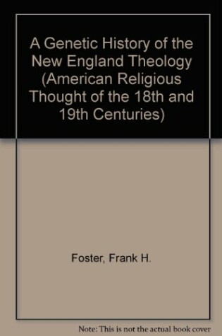 Cover of Genetic Hist New England