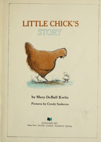 Book cover for Little Chick's Story