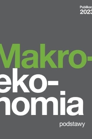 Cover of Makroekonomia - Podstawy (2023 Polish Edition)