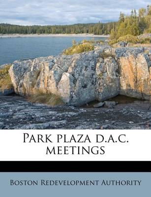 Book cover for Park Plaza D.A.C. Meetings