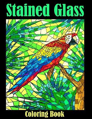 Book cover for Stained Glass Coloring Book