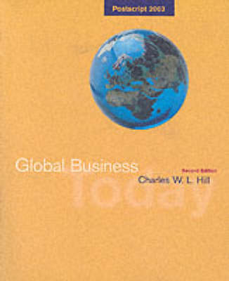 Book cover for Global Business Today, PostScript 2003