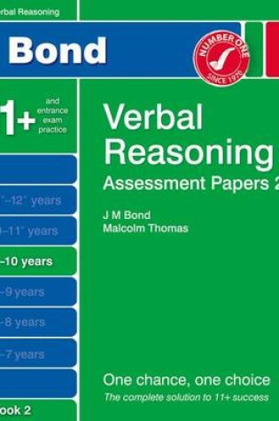 Cover of Bond Assessment Papers Verbal Reasoning 9-10 Yrs Book 2