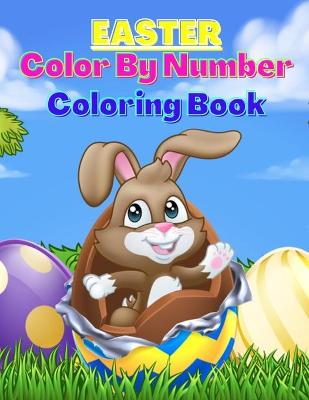 Book cover for Easter Color By Number Coloring Book