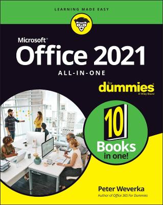 Book cover for Office 2021 All-in-One For Dummies