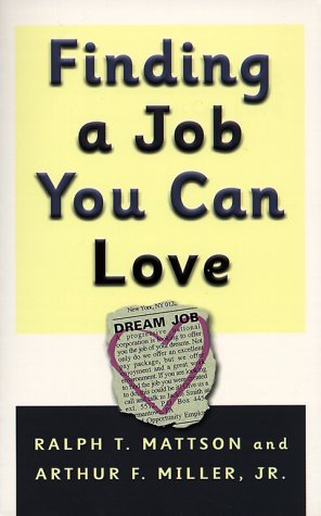 Book cover for Finding a Job You Can Love