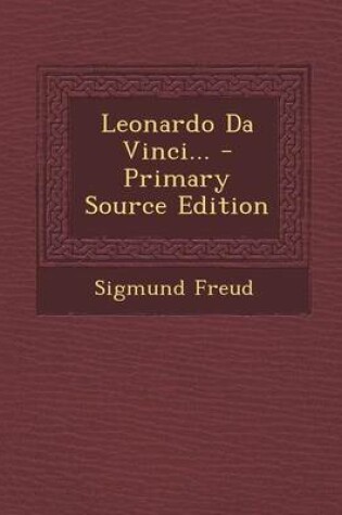 Cover of Leonardo Da Vinci... - Primary Source Edition