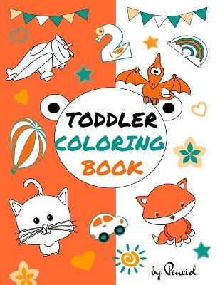 Book cover for Toddler coloring book