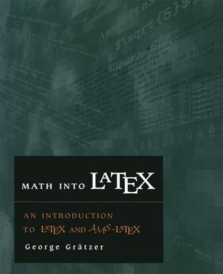 Book cover for Math Into Latex