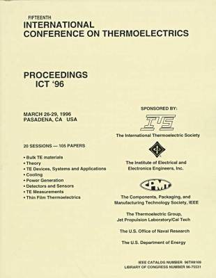 Book cover for Fifteenth International Conference on Thermoelectrics