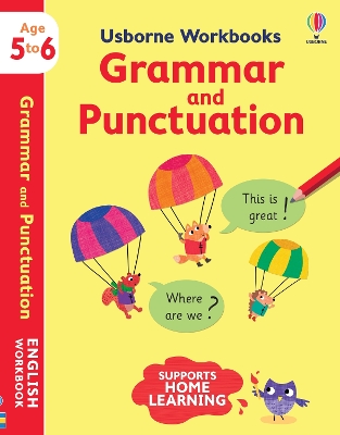 Cover of Usborne Workbooks Grammar and Punctuation 5-6