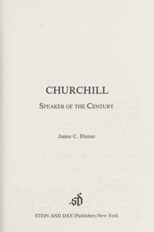 Cover of Churchill