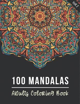 Book cover for Mandalas Adults Coloring Book