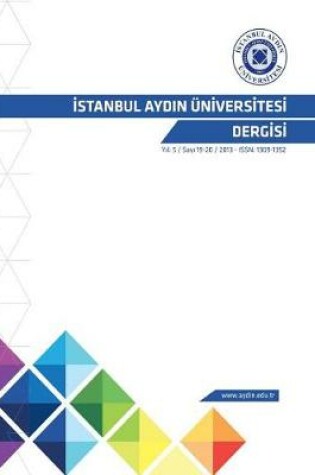 Cover of iSTANBUL AYDIN ÜNiVERSiTESi DERGiSi