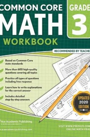 Cover of 3rd Grade Math Workbook