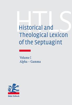 Book cover for Historical and Theological Lexicon of the Septuagint