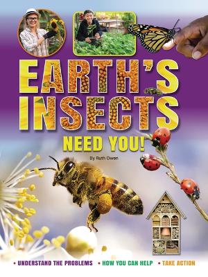 Book cover for Earth's Insects Need You!