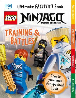 Book cover for LEGO NINJAGO Training & Battles Ultimate Factivity Book