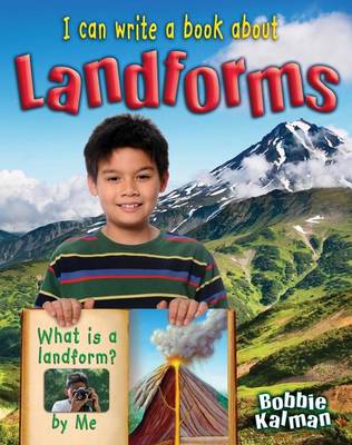 Book cover for I Can Write a Book about Landforms