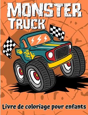 Book cover for Livre de coloriage de camion monster