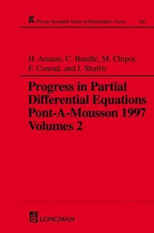 Cover of Progress in Partial Differential Equations